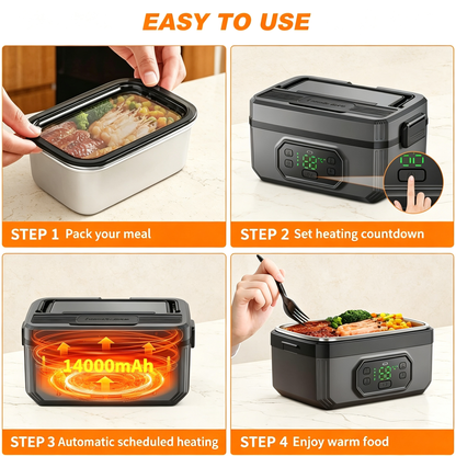 Portable Electric Heated Lunch Box