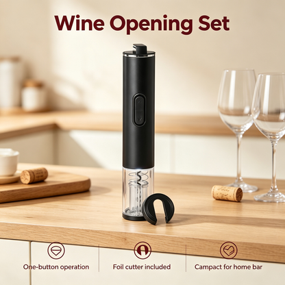 Battery-Powered Electric Wine Opener