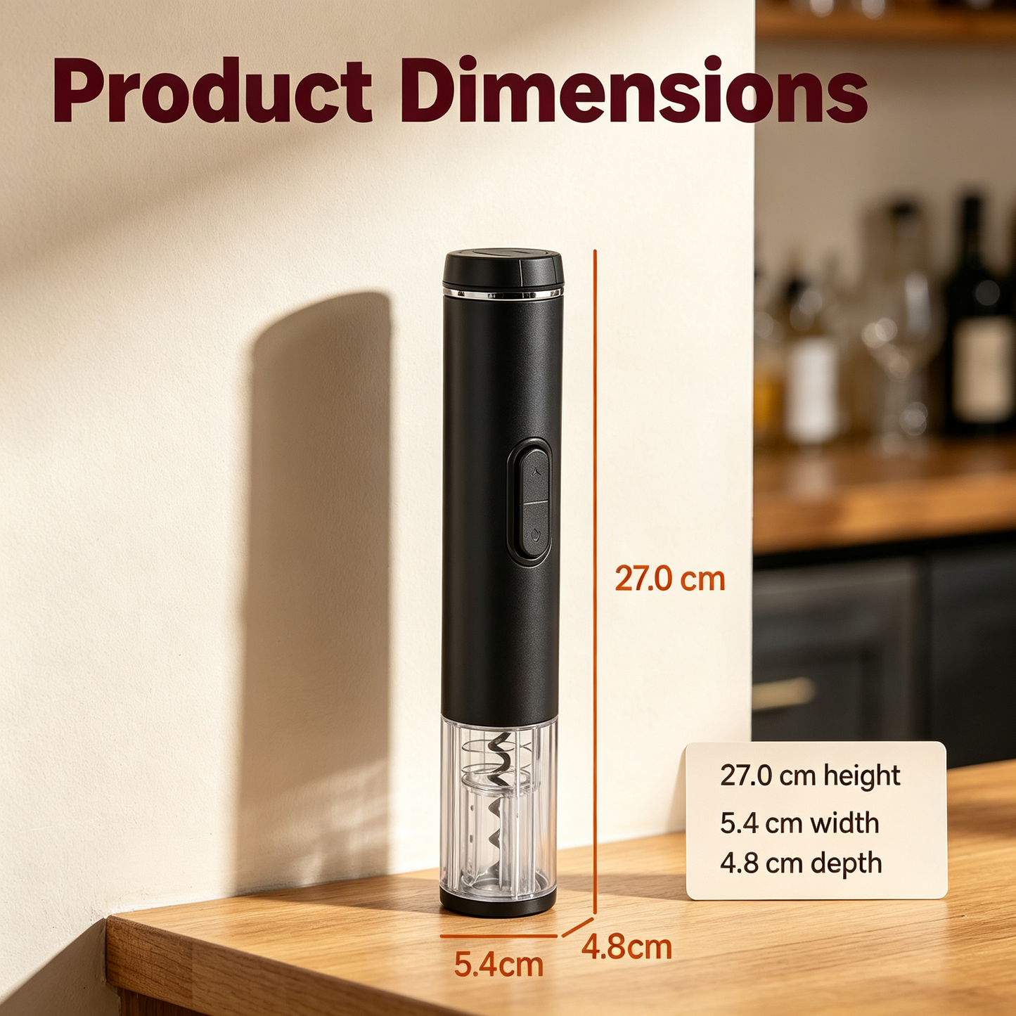 Battery-Powered Electric Wine Opener