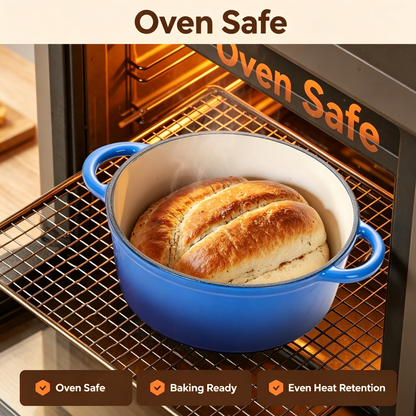 Enameled Cast Iron Dutch Oven