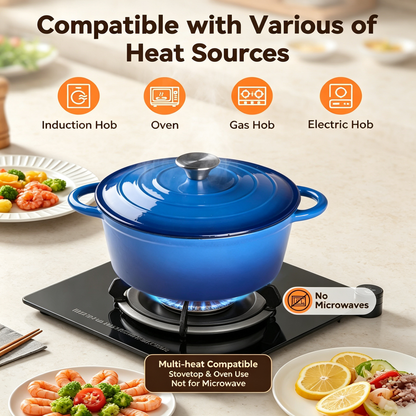 Enameled Cast Iron Dutch Oven