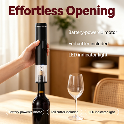 Battery-Powered Electric Wine Opener