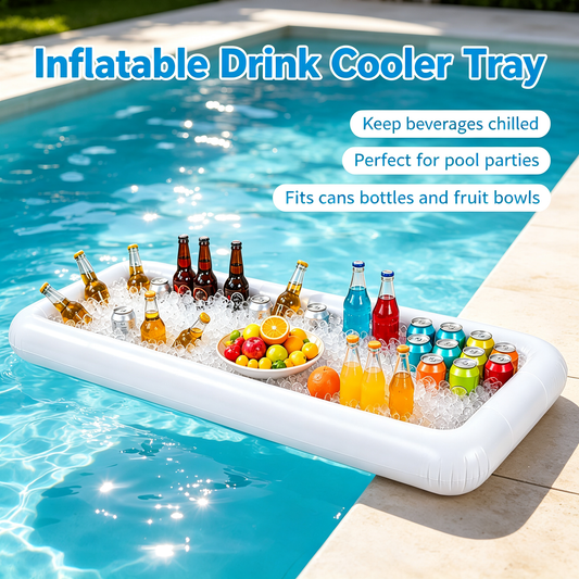 Inflatable Floating Drink Cooler Tray